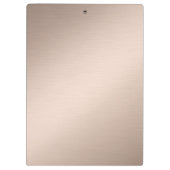 モダンエレガントストライプのパーソナライズされた クリップボード (裏面)