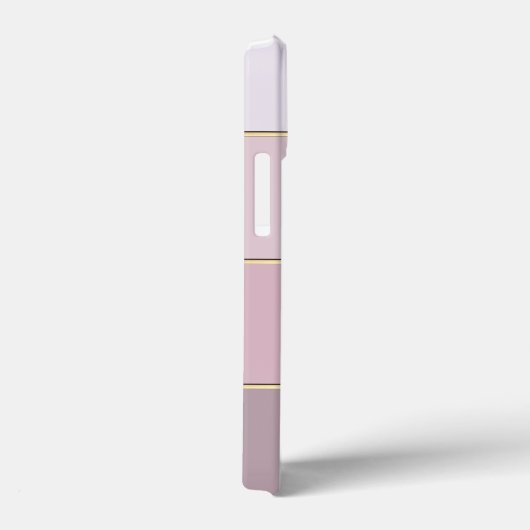 モダンエレガントストライプの,発疹,唇 – パーソナライズされた Case-Mate iPhoneケース (裏面 / 右)