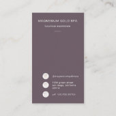 モダンエレガントスパ 名刺 (裏面)