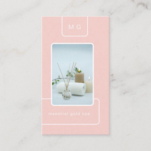 モダンエレガントスパ 名刺 (正面)