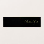 モダンエレガントタイポグラフィシンプルテンプレート 名刺 (外部フラット)