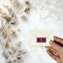 モダンエレガントタイポグラフィバラ金ゴールド差戻しアドレス ラベル