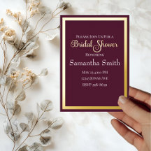 モダンエレガントタイポグラフィ紫ブライダルシャワー