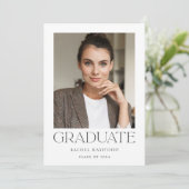 モダンエレガントタイポグラフィ 案内状 (スタンド正面)