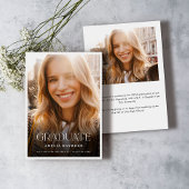 モダンエレガントタイポグラフィ 案内状