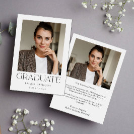 モダンエレガントタイポグラフィ 案内状