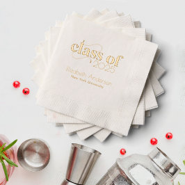 モダンエレガントタイポグラフィ 箔ナプキン