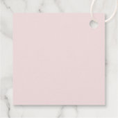 モダンエレガントダスティバラアジサイ結婚ズ フェイバータグ (裏面)