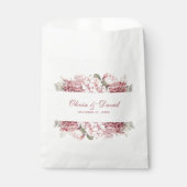 モダンエレガントダスティバラアジサイ結婚ズ フェイバーバッグ (正面)