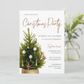 モダンエレガントツリーパーティー 招待状 (スタンド正面)