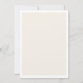 モダンエレガントテラコタ結婚ス 招待状 (裏面)