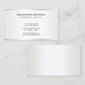 モダンエレガントテンプレートフェイクプロフェッショナル 名刺 (正面/裏面)