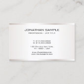 モダンエレガントテンプレートフェイクプロフェッショナル 名刺 (正面)