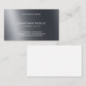 モダンエレガントデザインスタイリッシュプロフェッショナル 名刺 (正面/裏面)