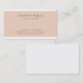 モダンエレガントデザインプお洒落ライナラグジュアリートレンディー 名刺 (正面/裏面)