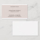 モダンエレガントデザインプロフェッショナルクールテンプレート 名刺 (正面/裏面)