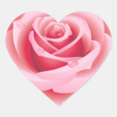 モダンエレガントトレンディー最高の人気があるラヴフローラ ハートシール (正面)