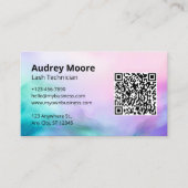 モダンエレガントトレンディー睫毛美しいサロン 名刺 (正面)