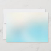 モダンエレガントトレンディーsweet sixteen誕生会 招待状 (裏面)