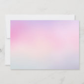 モダンエレガントトレンディーsweet sixteen誕生会 招待状 (裏面)