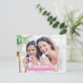 モダンエレガントハッピーイースター ポストカード (スタンド正面)