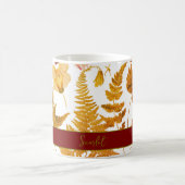 モダンエレガントハロウィン離れ春と花 コーヒーマグカップ (中央)