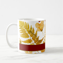 モダンエレガントハロウィン離れ春と花 コーヒーマグカップ