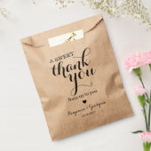 モダンエレガントハート結婚 フェイバーバッグ (封をした状態)