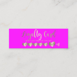 モダンエレガントハート ロイヤリティカード