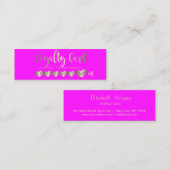 モダンエレガントハート ロイヤリティカード (正面/裏面)