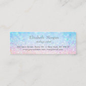 モダンエレガントハート《写真》ぼけ味 ロイヤリティカード (裏面)