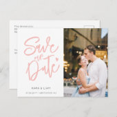 モダンエレガントバラ写真はがきを保存 シーズンポストカード (正面/裏面)