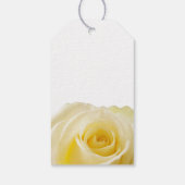 モダンエレガントバラ結婚フローラ ギフトタグ (裏面)