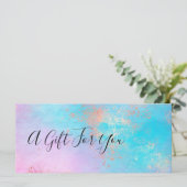 モダンエレガントバラ金ゴールド水彩絵画家 (スタンド正面)