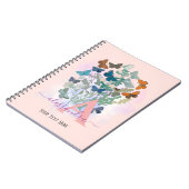 モダンエレガントバラ ノートブック (左側)