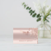 モダンエレガントバラ 名刺 (スタンド正面)