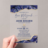 モダンエレガントバー アクリル招待状 (インサイチュ (ポータブル))