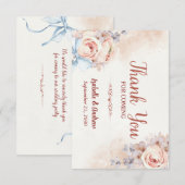 モダンエレガントパーソナライズされたシンプル結婚の写真 ノートカード (正面/裏面)