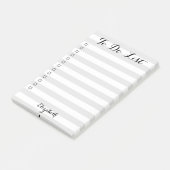 モダンエレガントパーソナライズされたチェックリスト ポストイット (アングル)