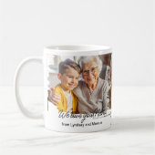 モダンエレガントパーソナライズされた写真 コーヒーマグカップ (左)