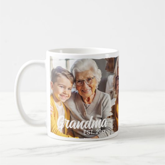 モダンエレガントパーソナライズされた写真 コーヒーマグカップ