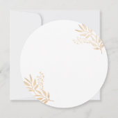 モダンエレガントパーソナライズされた金ゴールド (裏面)