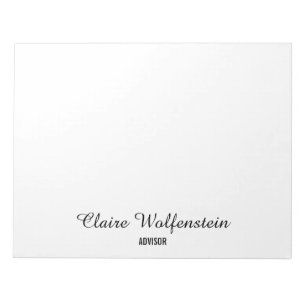 モダンエレガントパーソナライズされたScriptプロフェッショナル ノートパッド