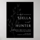 モダンエレガントビクトリアン歓迎ポスター ポスター (正面)