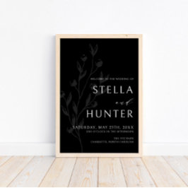 モダンエレガントビクトリアン歓迎ポスター ポスター