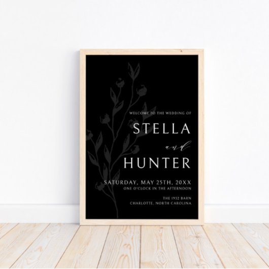 モダンエレガントビクトリアン歓迎ポスター ポスター