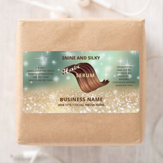 モダンエレガントファンキーきらめく美容液 ラベル (インサイチュ)