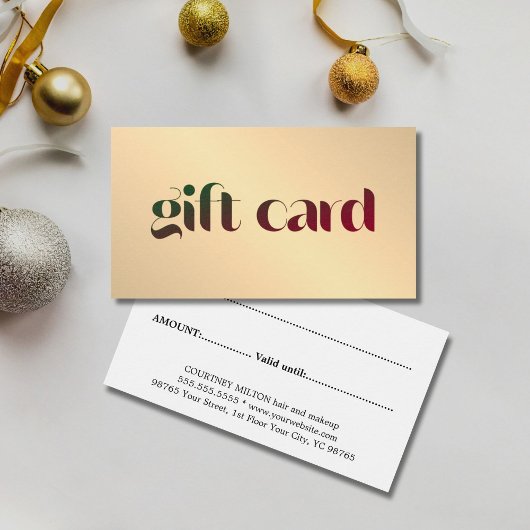 モダンエレガントフェイク金ゴールドはっきりしたサロン