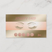 モダンエレガントフェイク金ゴールドフラッシュロイヤリティ ロイヤリティカード (正面)