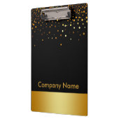 モダンエレガントフェイク金ゴールド箔 クリップボード (左)